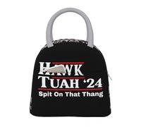 HFDGFJKKL Backpack Hawk Tuah Spit On That Thing Presidential Candidate Parody Insulated Lunch Bag Food Container Thermal Cooler Lunch Boxes Halloween and Christmas Gifts