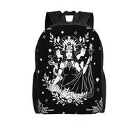 HFDGFJKKL Backpack Hekate Triple Goddess for Men Women Waterproof School College Goth Occult Halloween Witch Printing Book Festival gift