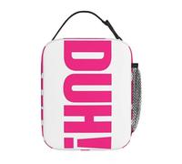 HFDGFJKKL Backpack Pink DUH! P1Harmony Album 2025 Insulated Lunch Tote for Travel Kpop Food Container Leakproof Thermal Cooler Lunch Boxes Halloween and Christmas Gifts