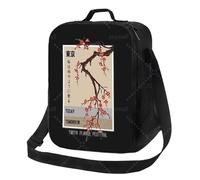 HFDGFJKKL Backpack Today Tomorrow Tokyo Flower Festival with Adjustable Shoulder Strap Reusable Thermal Bento Tote for Work Picnic Beach Festival gift