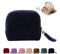 HFDHD Gettoreach Travel Jewelry Case,2026 New Mini Portable Jewelry Travel Boxes,Five Compartments & Ample Space,For Travel & Everyday (Blue)