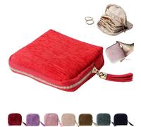 HFDHD Gettoreach Travel Jewelry Case,2026 New Mini Portable Jewelry Travel Boxes,Five Compartments & Ample Space,For Travel & Everyday (Red)