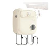 HFDJRWK Smart Departure Reminder Sensor Wall-Mounted Key Rack with Voice Reminders, Supports Custom Recordings, Easy Installation At Your Front Door(White)