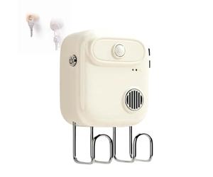 HFDJRWK Smart Voice Reminder with Hooks, Smart Sensing Hallway & Entryway Storage Hooks, Suitable for Forgetful Seniors, Dementia Patients, and Those with Memory Issues(White)