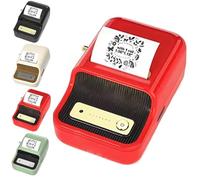 HFDTS B21 Label Maker-Portable Bluetooth Thermal Label Maker Machine, Portable Bluetooth Label Printer for Gift Barcode, Clothing, Retail, Bakery, Mailing, Candles, Jewelry(Black)