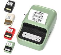 HFDTS B21 Label Maker-Portable Bluetooth Thermal Label Maker Machine, Portable Bluetooth Label Printer for Gift Barcode, Clothing, Retail, Bakery, Mailing, Candles, Jewelry(White)
