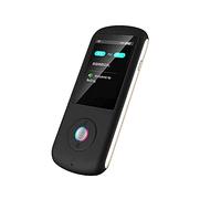 HFERTSCN Instant Translator Device, Smart Language Translator Device, Smart Language Voice 2.4 Inch Touch Screen 28 Languages WiFi Pocket Electronic Translators Learning (Black) FANDIAO