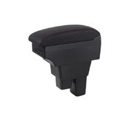 HFEWCVK Fit For H0nda Fit Ja//zz 2008-2013 Car Armrest Box Accessorie Storage Parts Dedicated Interior Retrofit(A black red line)