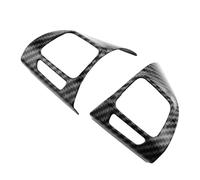HFEWCVK Fit For V-W Golf MK6 Passat B7 CC EOS Tig//uan Caddy Sharan Je//tta Tou//ran Car Steering Wheel Panel Sticker Trim Cover(ABS CARBON FIBET)