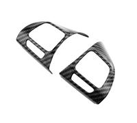 HFEWCVK Fit For V-W Golf Mk6 Passat B7 CC EOS Tig//uan Je//tta Tou//ran Sharan Caddy Badge Inner Frame Insert 2PCS Silver Steering Wheel Trim Cover(Carbon Fiber)