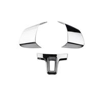 HFEWCVK Fit For Volks//wagen VW Tigu//an 2010-2015 Tou//ran Passat 2011-2015 ABS Chrome Steering Wheel Shiny Cover Car Interior Stickers