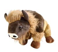 HFFJJLTU Cuddly toy buffalo, plush buffalo, large cuddly toy, stuffed toy, fabric cuddly toy, children's party, birthday, Christmas, Thanksgiving, for girls, boys, babies