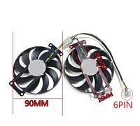 HFFOZMD 1LOT FDC10H12S9-C T129215SU GTX 1660、RTX 2060 GPU Fan，For ASUS RTX 2070、GTX 1660 1660TI DUAL EVO Video Card Cooling Fan(T129215SU 1LOT)