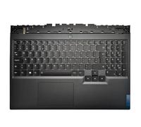 HFFOZMD Backlit Russian/Spanish/US/UK Keyboard For Lenovo for Legion 5-15 5-15ITH6H 5-15ITH6 5-15ACH6H With Palmrest Upper Cover Case(UK)