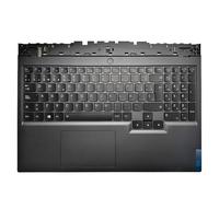 HFFOZMD Backlit Russian/Spanish/US/UK Keyboard For Lenovo for Legion 5-15 5-15ITH6H 5-15ITH6 5-15ACH6H With Palmrest Upper Cover Case(Spanish)
