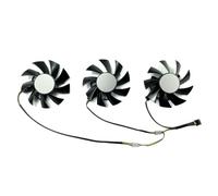 HFFOZMD For AMD for XFX POWERCOLOR for SAPPHIRE for ASROCK for VISIONTEK for Radeon VII Graphics Card Replacement Fan FD8015H12S(Set of three fans)