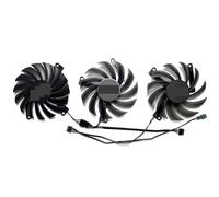 HFFOZMD For INNO3D RTX 4070 for GeForce RTX4070 4070ti X3 OC Graphics Card Replacement Fan CF-12910S CF-12915S(Set of three fans)