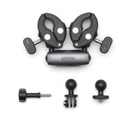 HFFOZMD For Osmo Motorcycle Heavy-Duty Mount with Dual Clamp quick angle adjustments Selfie Stick flexible dynamic shooting parts(Dual Heavy-Duty Clam)