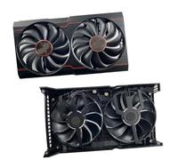 HFFOZMD For SAPPHIRE for Radeon for RX6500XT 4GB PULSE Graphics Card Replacement Fan panel with fan