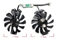 HFFOZMD For ZOTAC for GeForce for GTX1060 960 4GB GDDR5 Graphics Card Replacement Fan GA81S2U(Right fan)