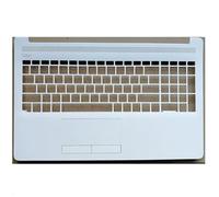 HFFOZMD Laptop Top Case Palmrest Upper Bottom Cover For HP 15-DA 15-DR 15-DB 15-15T 250 G7 255 TPN-C135 C136 Shell(White C Shell)