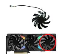 HFFOZMD T129215SU For PNY for RTX4060ti 4070 XLR8 VERTO Triple Fan Graphics Card Replacement(Right fan)