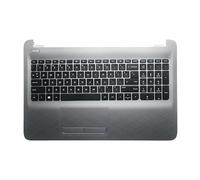 HFFOZMD Top Palmrest Upper Housing Cover Case Keyboard For HP 250 G4 255 256 G5 TPNC-125 TPN-C126 15-AC 15-AY 15-AF 15-BN 15-BA(Silvery Color)