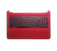 HFFOZMD Top Palmrest Upper Housing Cover Case Keyboard For HP 250 G4 255 256 G5 TPNC-125 TPN-C126 15-AC 15-AY 15-AF 15-BN 15-BA(Red Color)