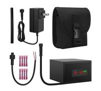 HFFP-01 Power Battery Kit 12V 10Ah Fish Finder Battery and Charger Kit with Exclusive Instant Battery Display, Compatible with Fish Finders, GPS, Depth Sounder, Action Cameras and Most 12V Electronics