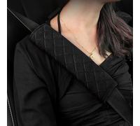 HFFTYU 2 PCS Car Seat Belt Pad Cover, for Smart Eq Fortwo Forfour 453 451 452 450 454 Comfortable Breathable Car Seat Shoulder Strap Pads Protect Neck and Shoulder,A