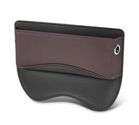 HFFTYU Auto Console Side Pockets, for Nissan X-Trail T33 Qashqai J12 Ariya e-Power Leather Multifunctional Gap Filler Boxes Cars Seat Storage Box Front Seat Crevice Storage Box,C