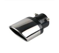 HFFTYU Car Exhaust Tailpipe, for Range Rover Velar Range Rover Sport Evoque Freelander Freeman Sturdy Lustrous Exhaust Tailpipe Stainless Steel Tip Muffler End Trim Modification Parts,B