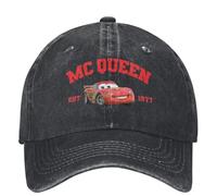 HFGAASSH Baseball Cap Lightning McQueen Est 1977 Cars Casual Spring Red Trucker Hat Sun-Proof Hip Hop Hats Men Adult Cool s Holiday Sports Gifts