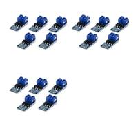 Hfgdnchva 15PCS 15A 400W DC 5V-36V Dual High-Power Dust Collector MOS FET Trigger Switch Drive Module MOS Transistor Drive Module