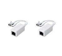 Hfgdnchva 2X 100Mbps USB Type C PoE Splitter 48V to 5V for Various Electronic Networking Transmission