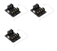 Hfgdnchva 3X 3D Printer Hotbed MOSFET Expansion Module Inc 2pin Lead Anet A8 A6 A2 Compatible Black