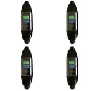 Hfgdnchva 4X Inline RCD Connector,PRCD Intermediate Safety Switch,30mA Residual Current Protection Anti- for Outdoor