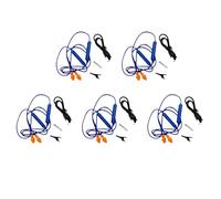 Hfgdnchva 5X Ear Plugs Bluetooth Earphone for Work, Noise Suppression, Hearing Protection,Construction Sites, Noisy Places Blue
