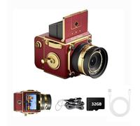 Hfgdnchva Digital Camera 2.7K Autofocus with 16x Digital Zoom and Joystick | Entry-level video camera for teens, compact and light, ready to vlog with built-in scene presets for social media