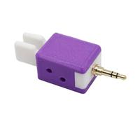 Hfgdnchva Double Paddle CW Key with Adjustable Tension for QRP | CW key with adjustable finger force, finish, PETG body, and dual paddle action for smoother long sessions.