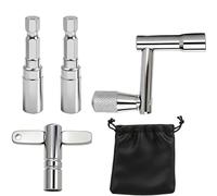 Hfgdnchva Drum Keys for Tuning High Tension Drums with Drill Adapter Kit