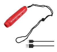 Hfgdnchva Electronic Whistle for PE Teachers with Lanyard and LED Light Pro | Battery life is extended by replaceable cells; no recharge downtime; pull, replace, and resume play with loud, solid whistle.