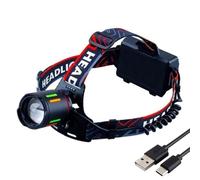 Hfgdnchva Headlamp USB Rechargeable LED with Charge and Reverse Charging | Some models support reverse charging, turning the headlamp into an emergency power bank for your phone and essential devices.