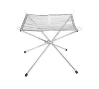 Hfgdnchva Portable Fire Pit Ultra Stainless Mesh for Wood Fires | stainless mesh with anti-heating layer keeps the fire pit safe under heavy wood loads and easy cleanup.