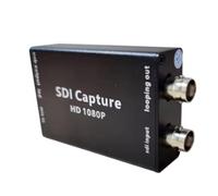 Hfgdnchva SDI Converter SDI to USB Adapter 1080P Video Audio Capture USB3.0 | Compact, portable SDI to USB adapter with no external power, ideal for on-the-go live events and field recording.