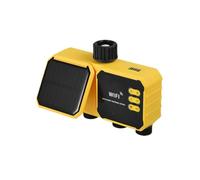 Hfgdnchva Solar Irrigation Timer Weather Sensitive Valve Blue | Equipped with solar power and Rainfall Detection to automatically stop watering when it , reducing electricity use.