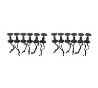 Hfgdnchva Surfboard Leash Plugs 12 Pcs Corded Set for Surfing Essentials | Complete rope plug set with cords; sturdy nylon and 5cm height suitable for various boards.