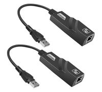 Hfgdnchva USB 3.0 Ethernet Adapter with 1000Mbps for Travel & Home