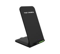 Hfgdnchva Wireless Charger Stand 15W, Foldable Dual-Angle Desk Charger. | Foldable dual-angle stand supports vertical or horizontal charging, ideal for video calls while charging at your desk