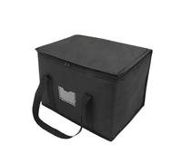 HFGDRH Insulated Pizza Delivery Bag, Pizza Bag Meal Delivery,Black Foldable Replacement Takeaway Thermal Warm Cold 16L/28L/50L 1pcs Insulation(28L)